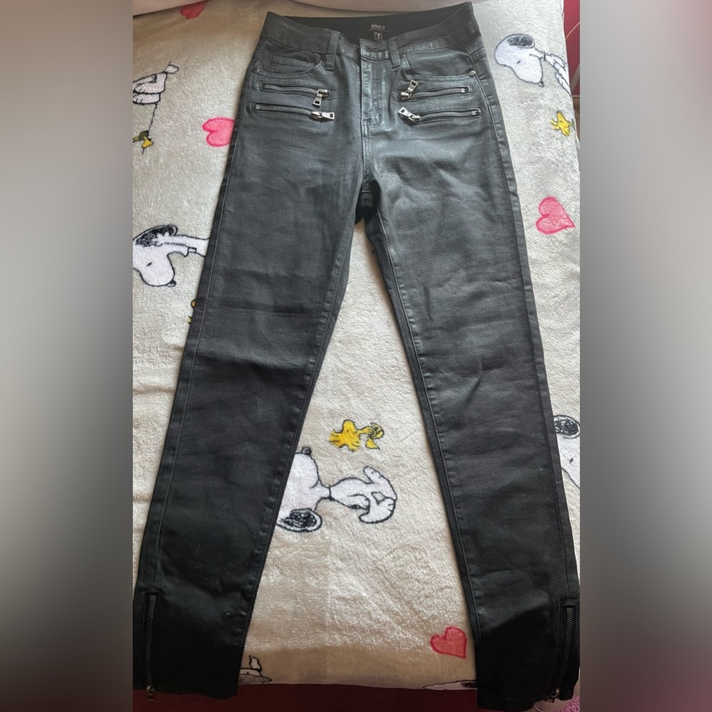 Black Coated Jeans